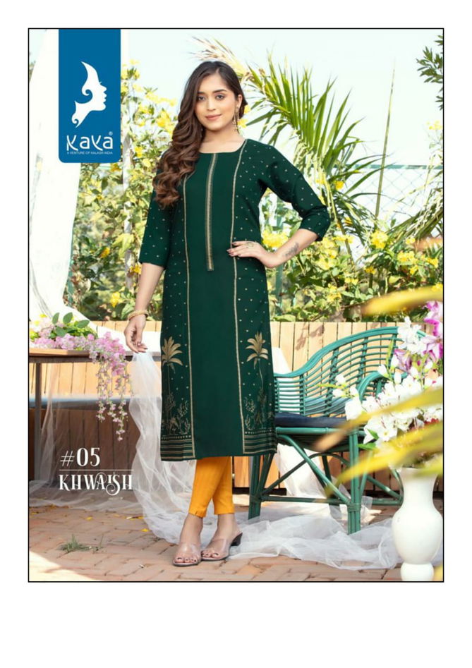 Kaya Khwaish Fancy Wholesale Designer Kurtis Catalog